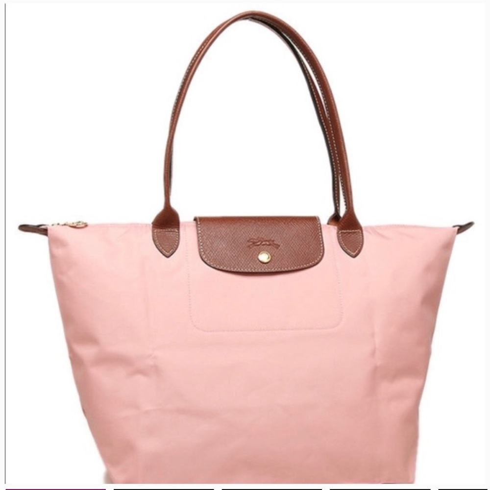ISO IN SEARCH OF Longchamp Le Pliage medium Tote Baby Pink DO NOT BUY